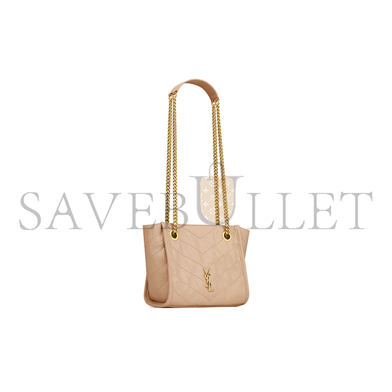 YSL NIKI MINI SHOPPING IN VINTAGE LEATHER A0088H0EN079295 (19*16*7cm)
